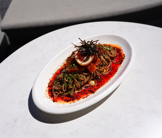 Seaweed cold soba noodle