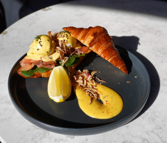 Yuzu Salmon Benedict